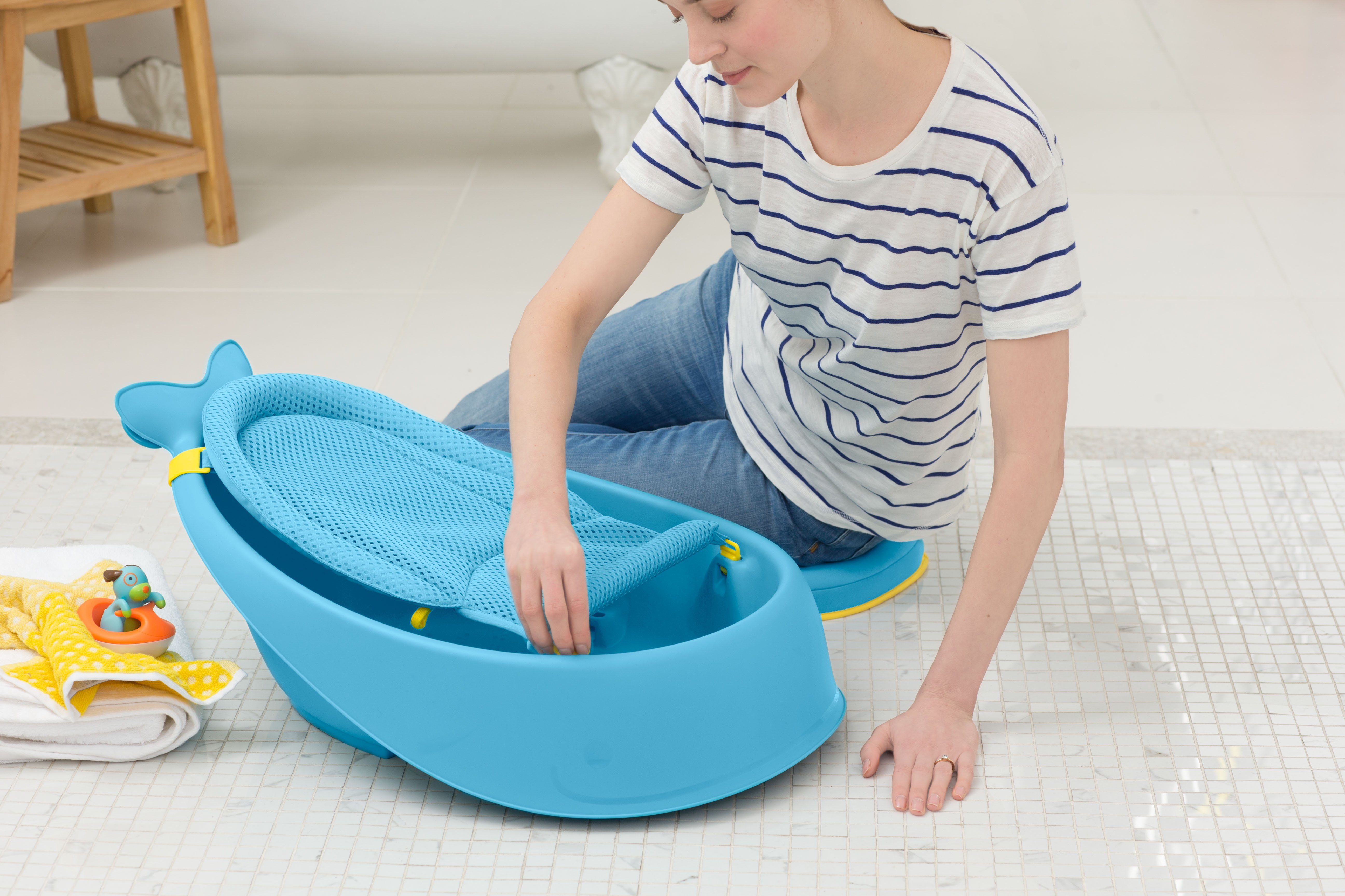 Skip Hop Babybadewanne Moby, blau