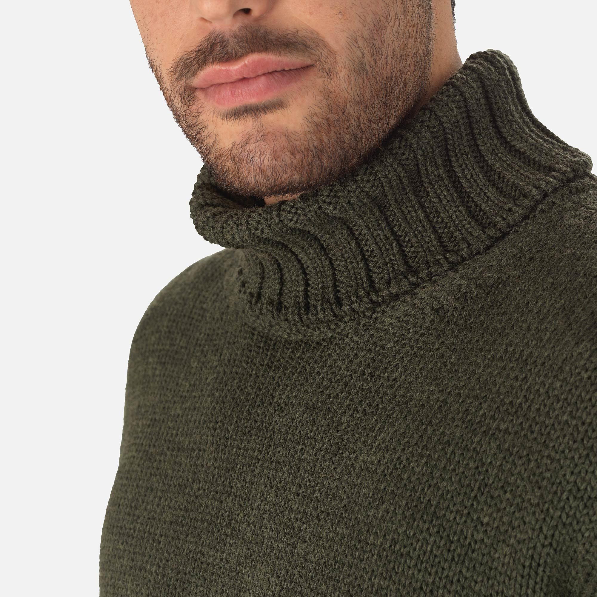 Pull Over en maille à col roulé