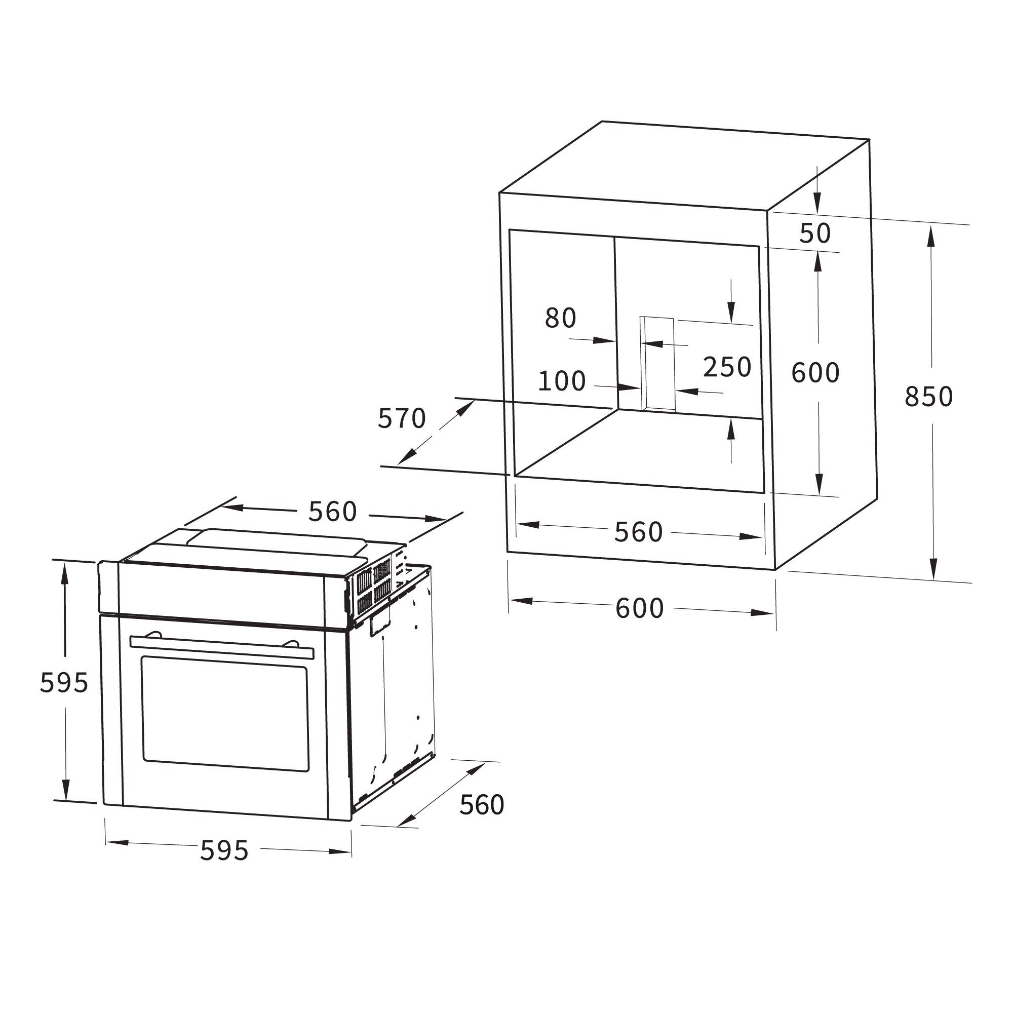 KKT KOLBE Einbaubackofen Backofen Elektroherd EB8016ED, mit 2-fach Teleskopauszug, DampfClean, Katalytische Platten, 60cm / 70 l / Teleskopauszüge / Drehspieß / Katalyse Selbstreinigung