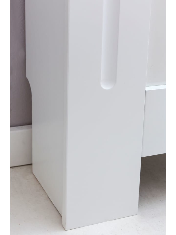 KADIMA DESIGN Heizkörperverkleidung | Weiß, 112x82x19cm, Lamellen günstig kaufen onesize
