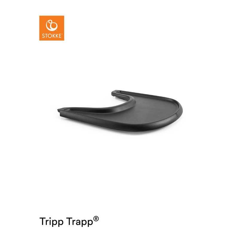 Plateau noir pour chaise haute Tripp Trapp Stokke