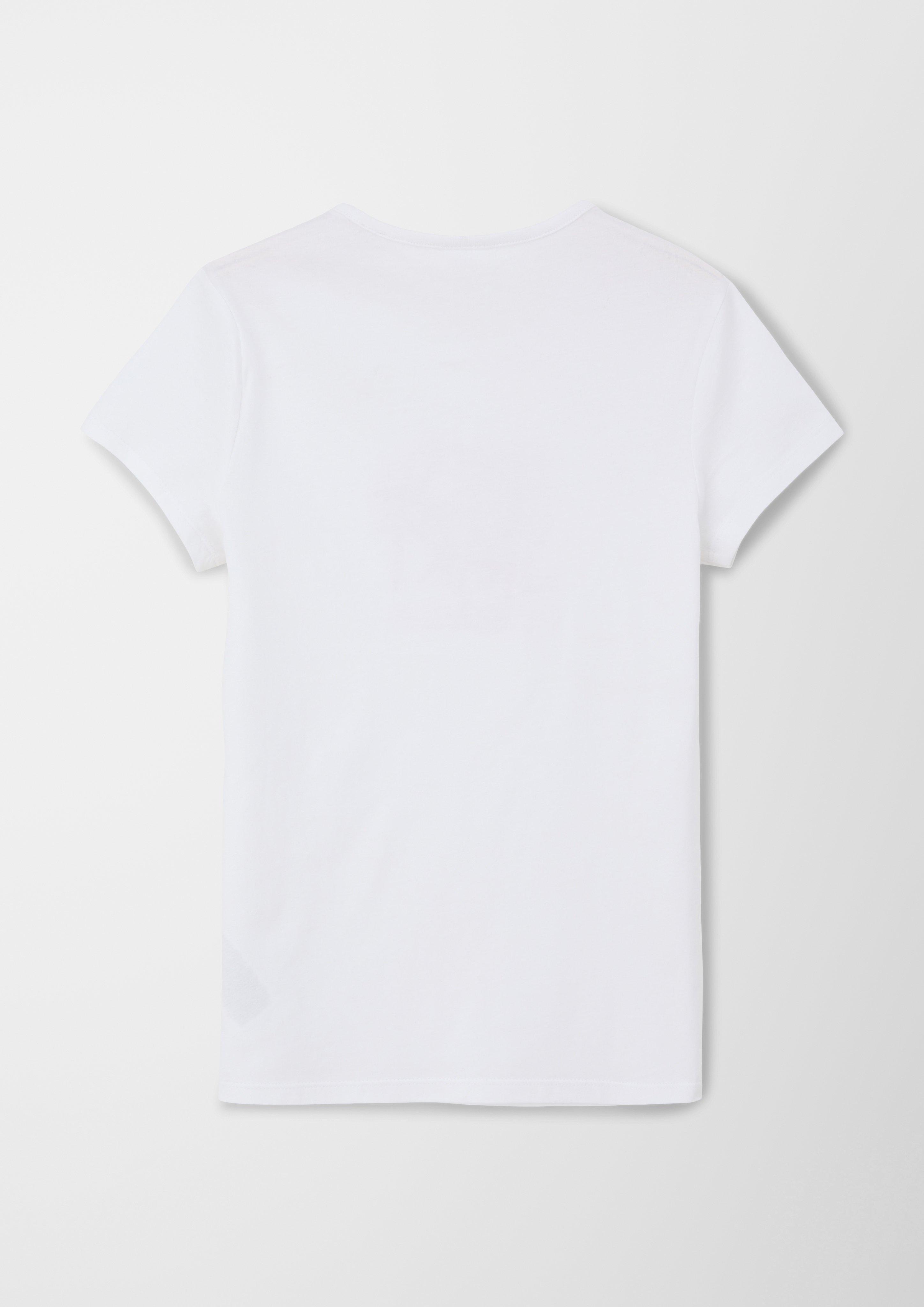 T-Shirt mit Statementprint  2130423-0100