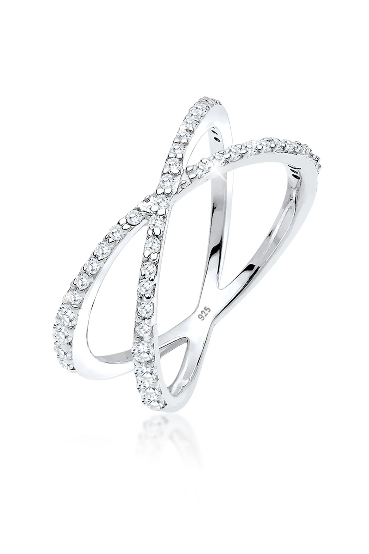 ELLI  Ring - Weiß - Zirkon