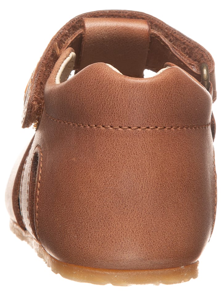 Naturino Leder-Halbsandalen in Hellbraun günstig kaufen