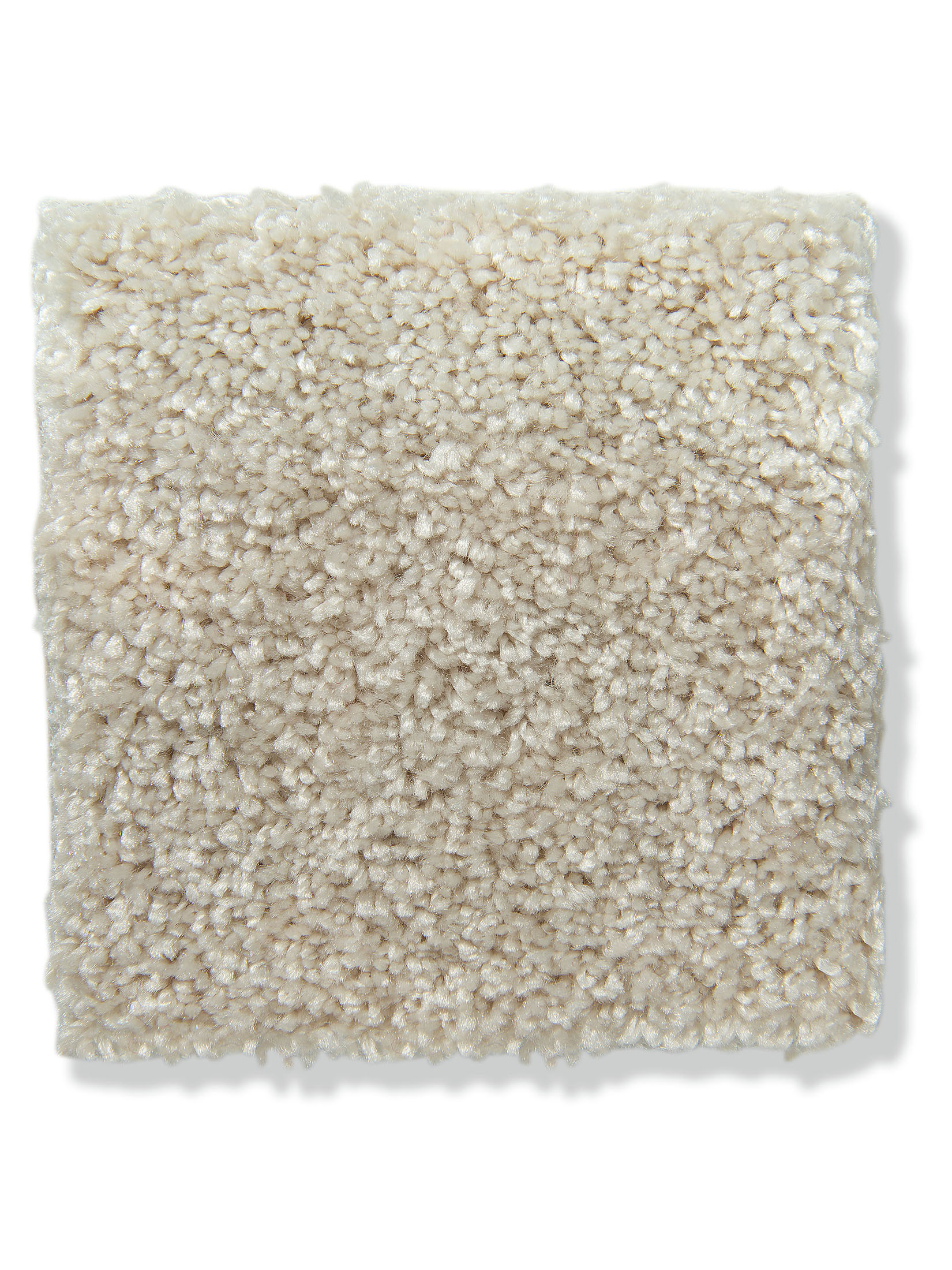 Satin Velours-Teppichboden, Creme