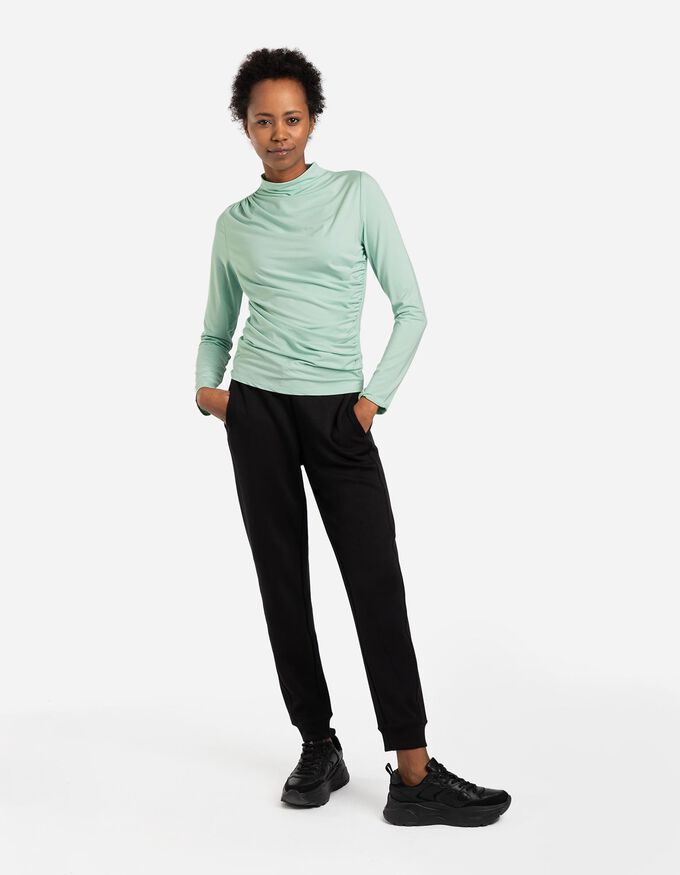 Langarmshirt - Mockneck
