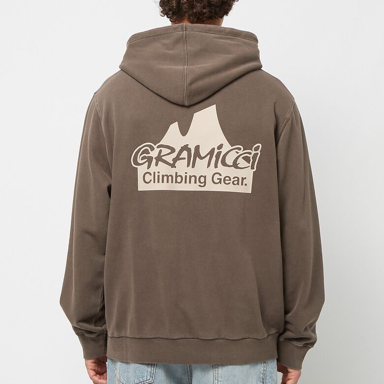 Gramicci Climbing Gear Hooded Sweatshirt brown pigment