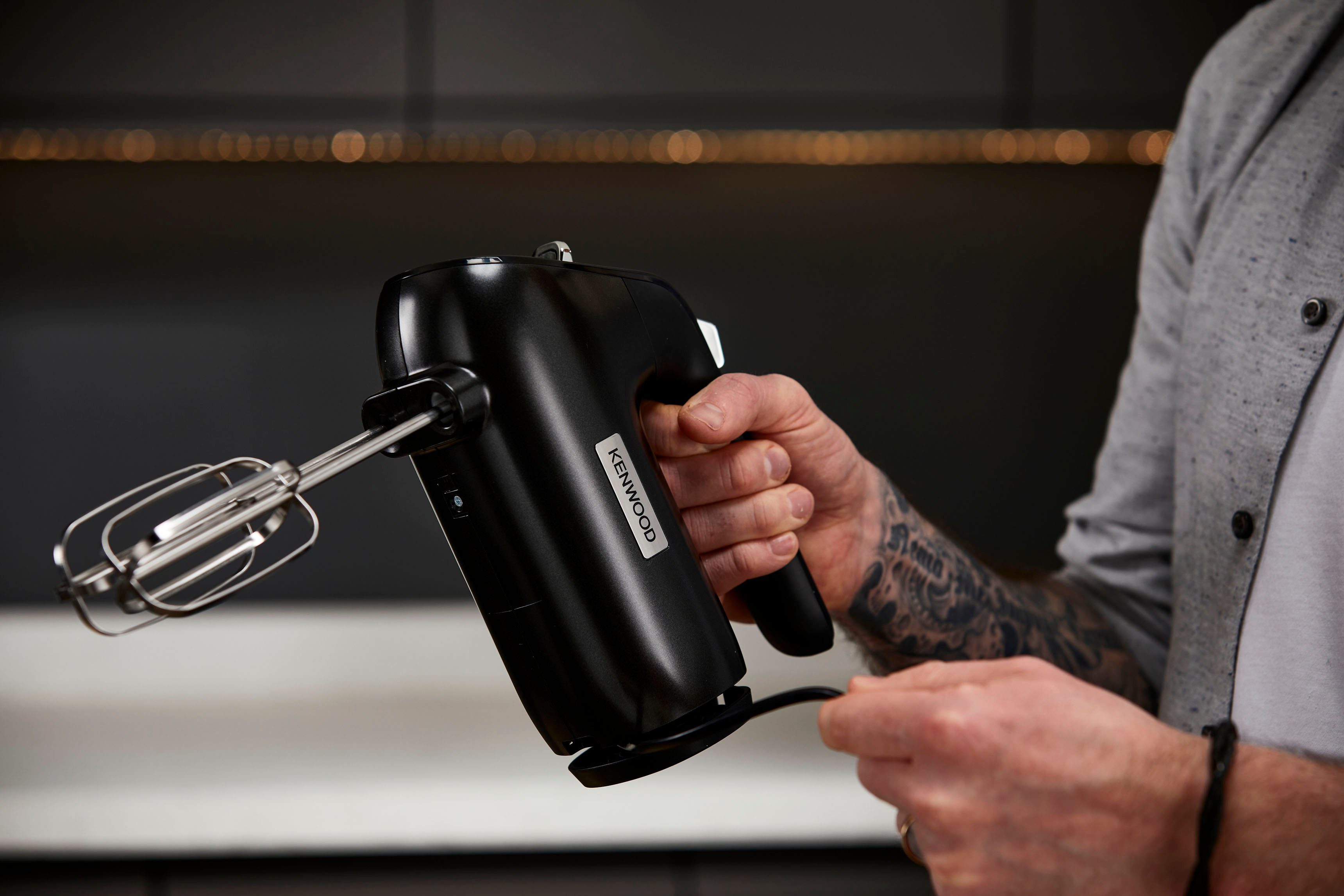 KENWOOD Handmixer QuickMix+ HMP50.000BK, 650 W, schwarz, 650 W, Autograph Collection
