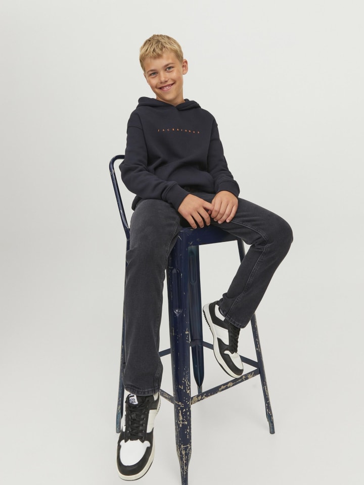 JACK & JONES Junior Jeans JJORIGINAL MF 912 regular in black denim günstig kaufen