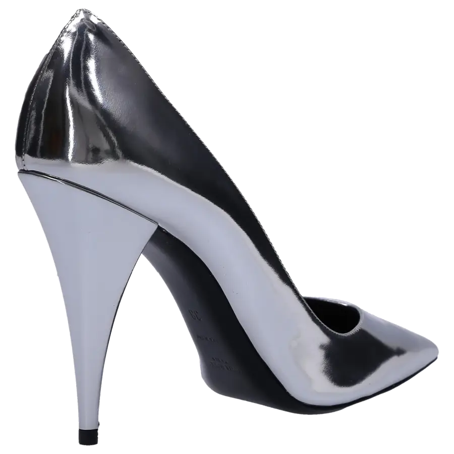 Saint Laurent - Pumps KIKI 100 Lackleder silber - silber