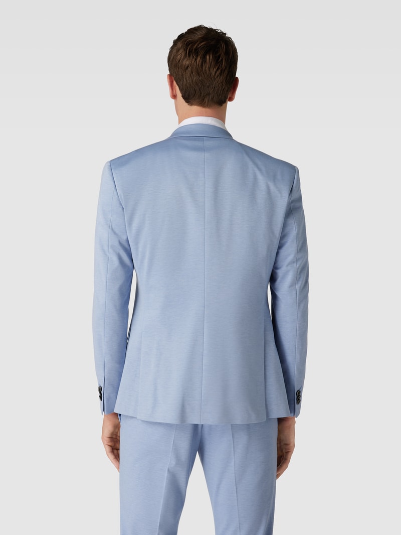 Slim Fit 2-Knopf-Sakko Modell 'Damon' in blau