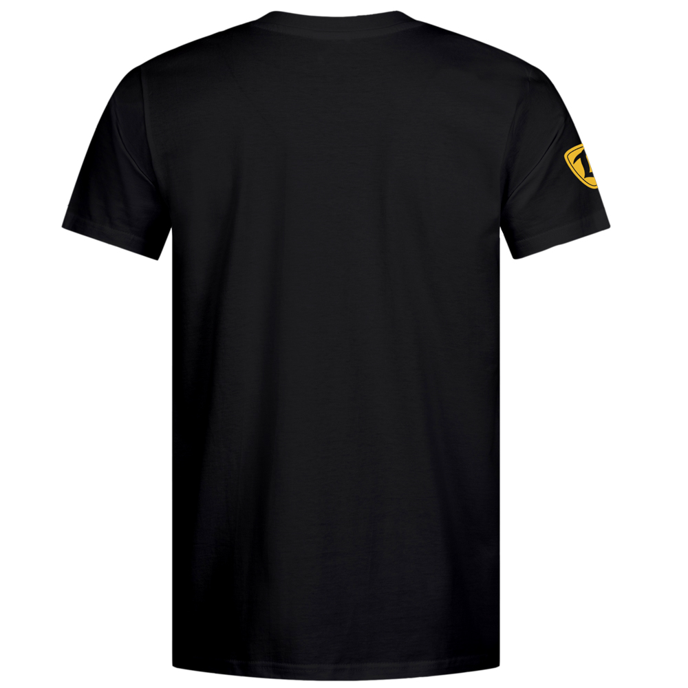 Herren T-Shirt old school schwarz