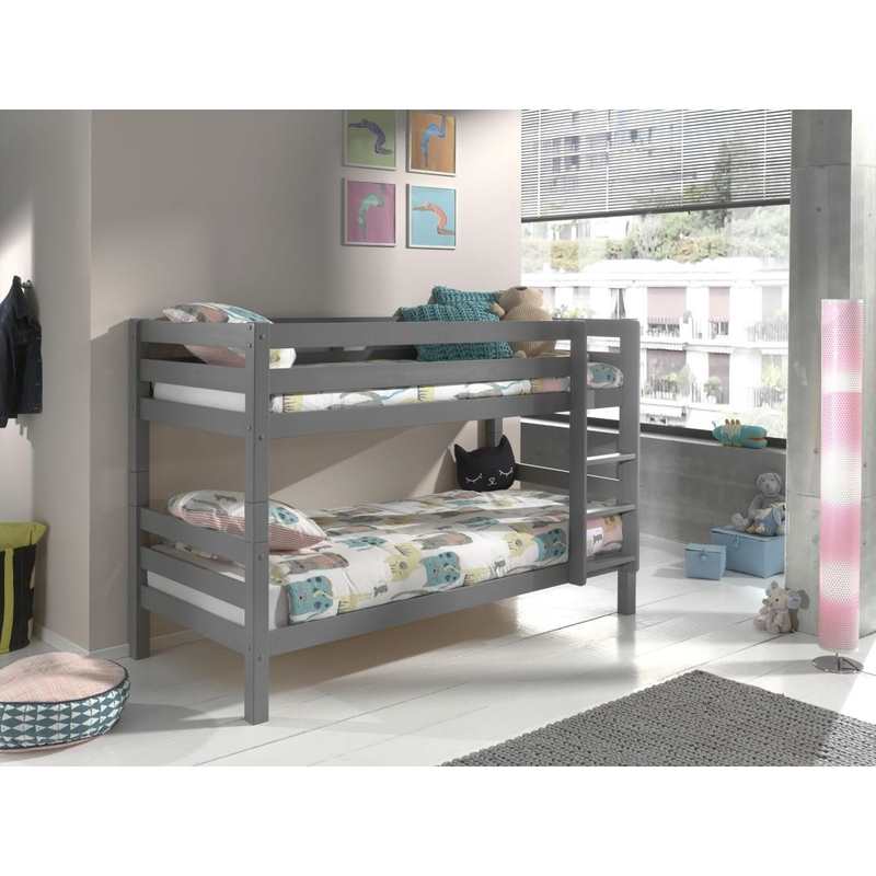Lit superposé H140cm Pino gris