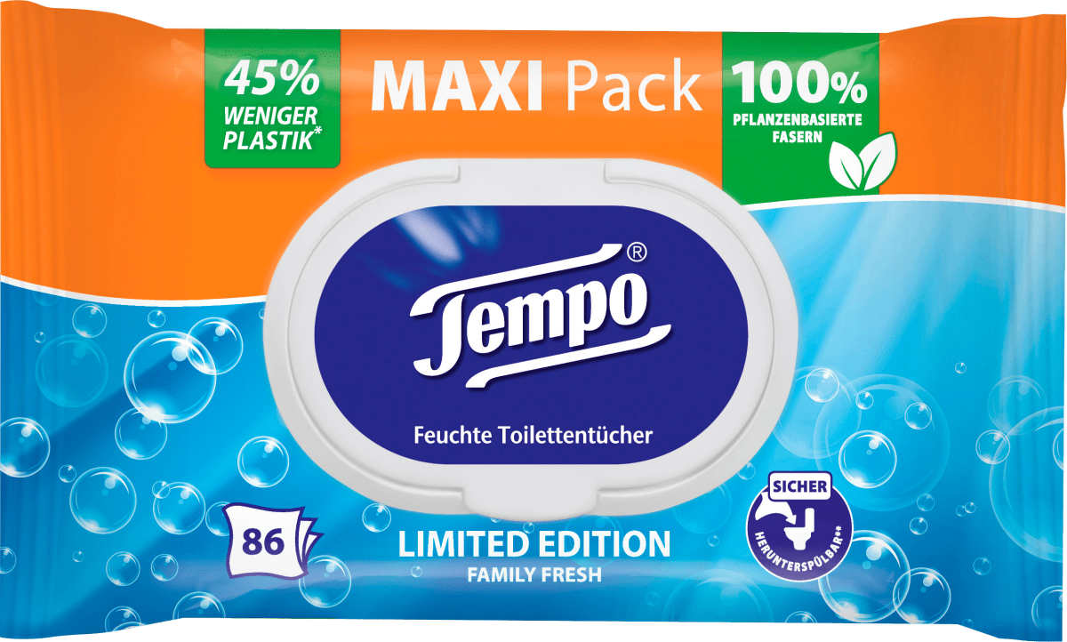 Feuchtes Toilettenpapier Maxi Pack, 86 St