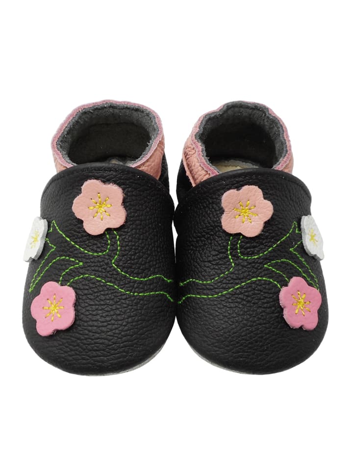 Yalion Leder-Krabbelschuhe 