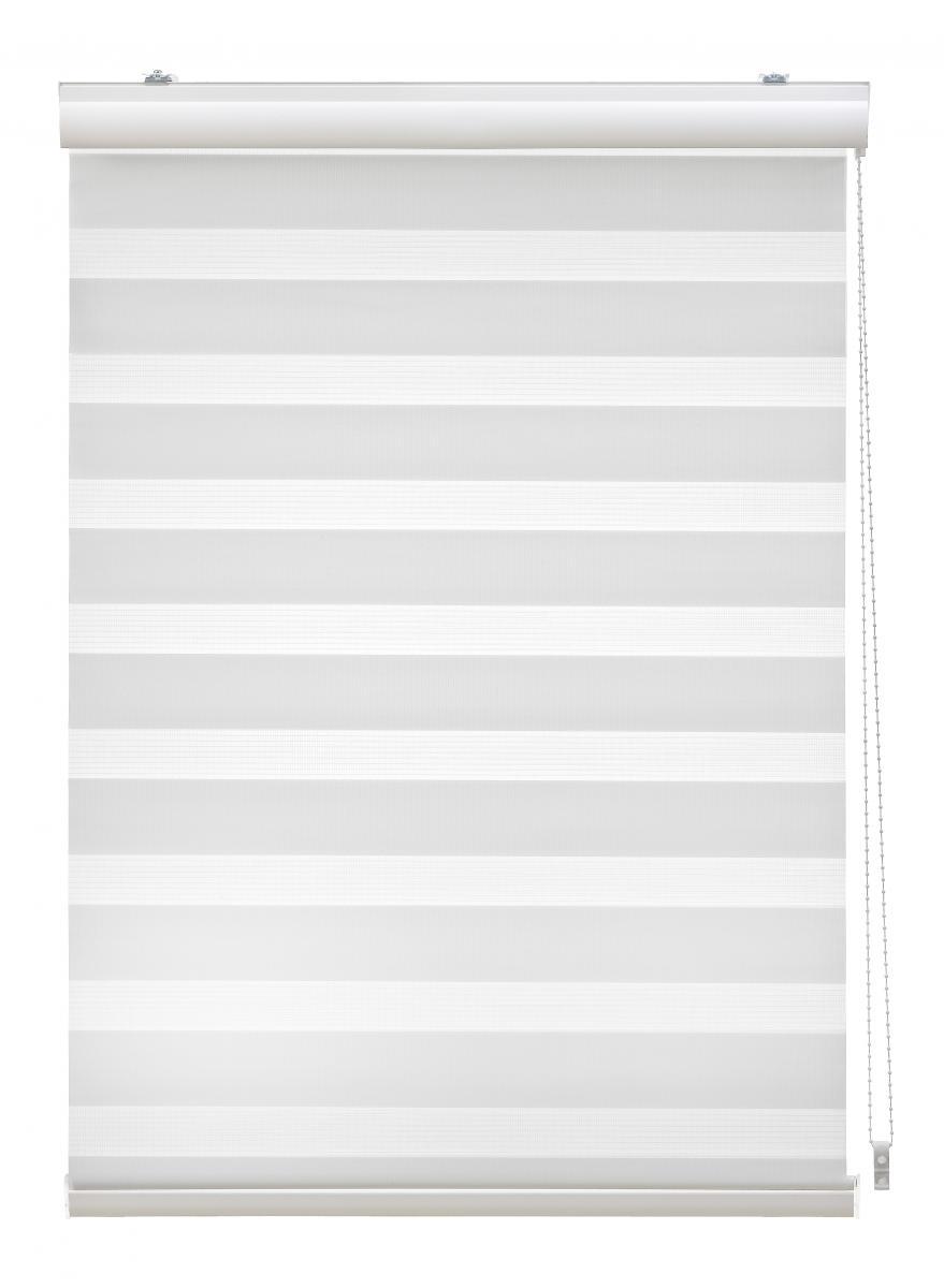 Bella Casa Duo-Rollo mit Blende, Rollo, lichtdurchlässig, Sonnenschutz, 60 x 160 cm weiß