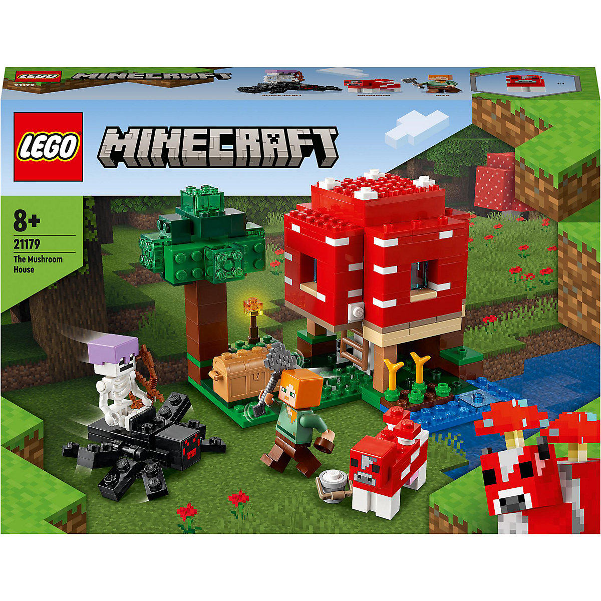LEGO® Minecraft 21179 Das Pilzhaus
