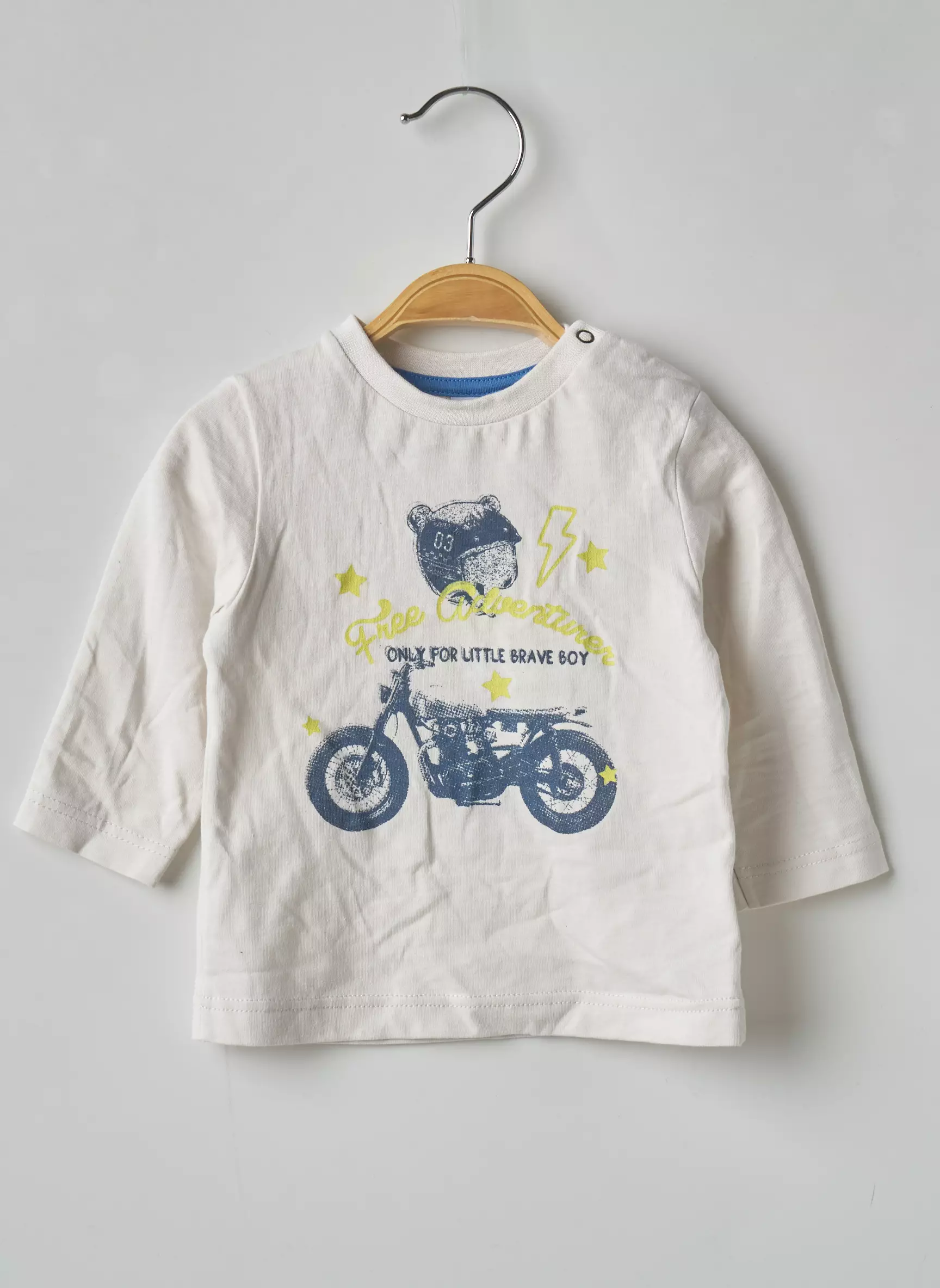 3 Pommes Tshirts Garcon couleur blanc