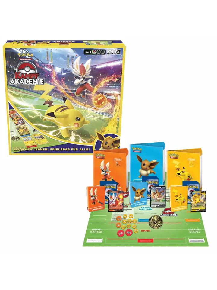 Pokémon Kampf-Akademie Box 2022 | Pokemon Sammel-Karten 3 Decks deutsch günstig kaufen onesize
