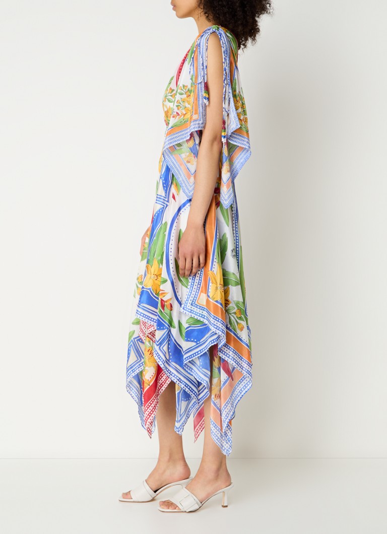 Vestido túnica midi con estampado floral de Farm Rio Tropical Destination