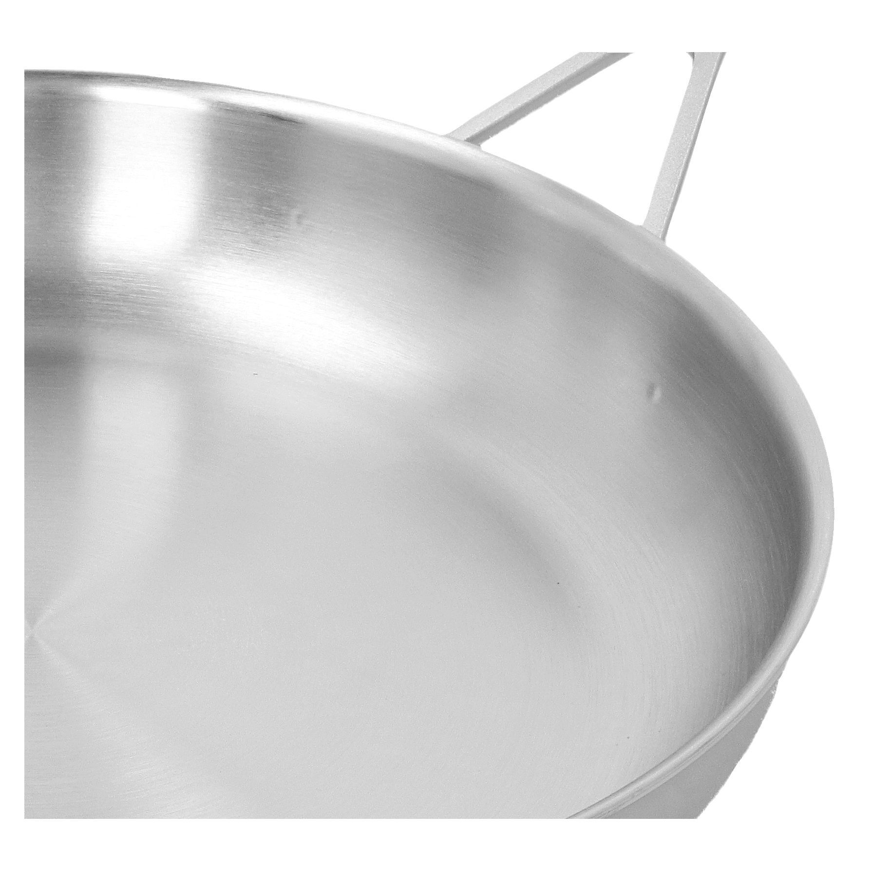 Bratpfanne 32 cm, 18/10 Edelstahl, Silber
