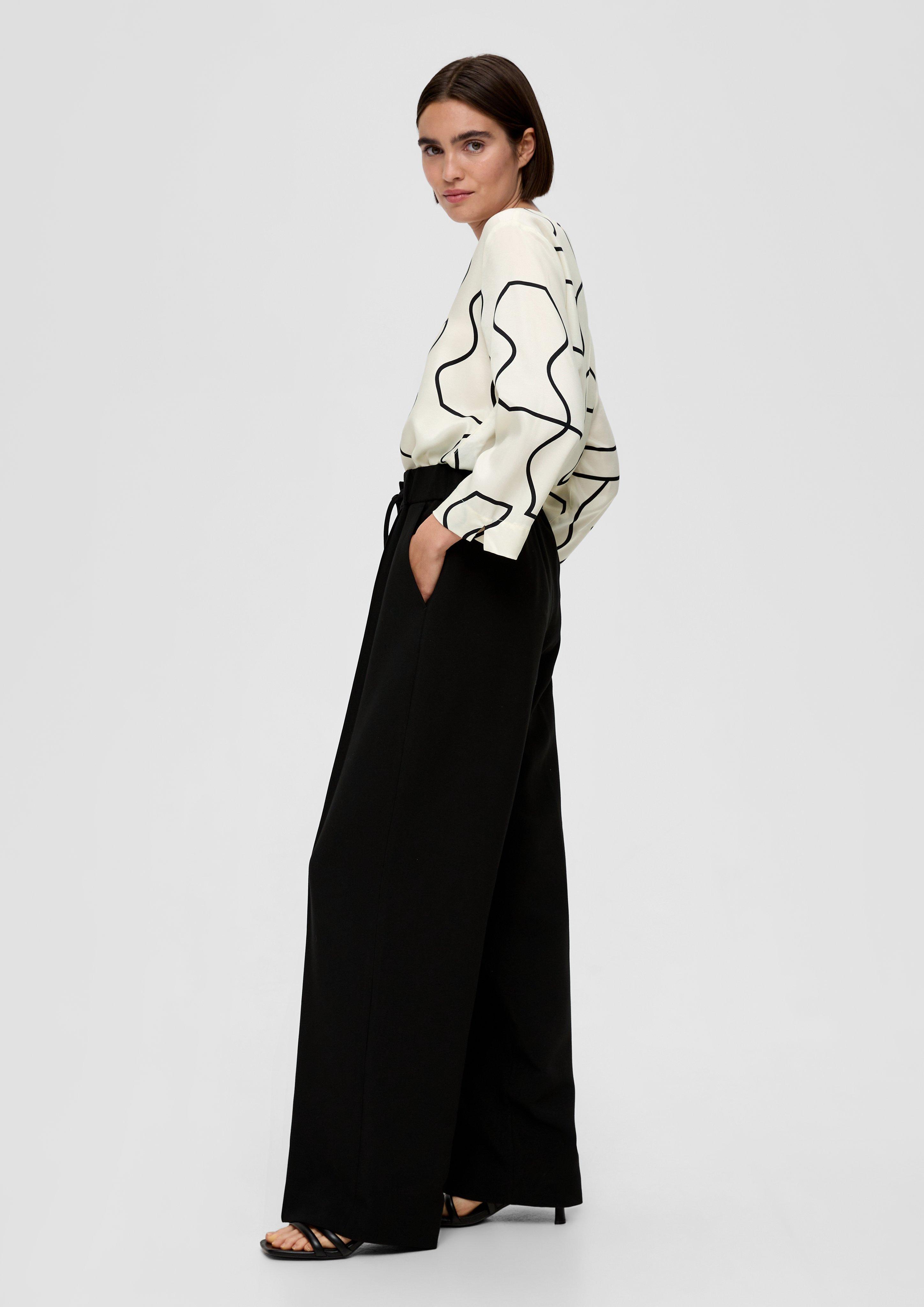 Regular: Stoffhose mit Ziernaht  2136085-9999