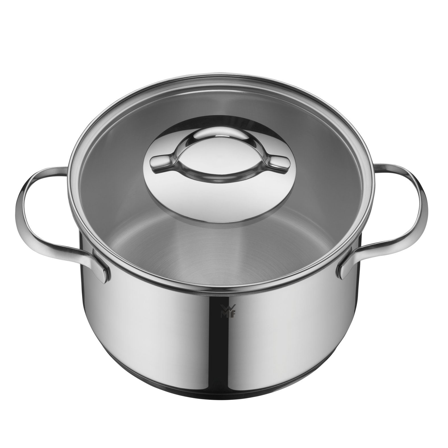 WMF Fleischtopf Aparto, Cromargan® Edelstahl rostfrei 18/10 (kleiner Topf 16 cm), poliert, unbeschichtet, induktionsgeeignet