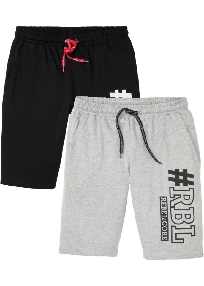 Jersey-Bermuda (2er Pack), Regular Fit