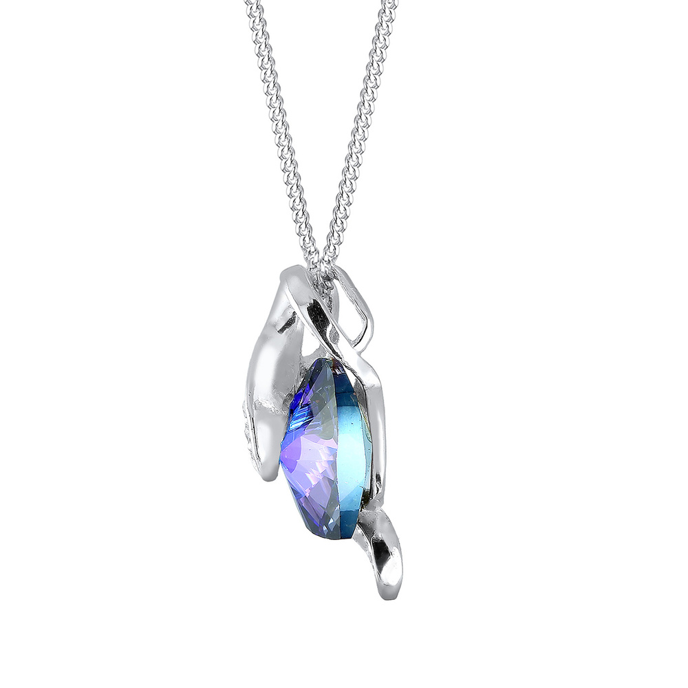 Elli Elli Collier Herz Zirkonia Kristalle Silber collier