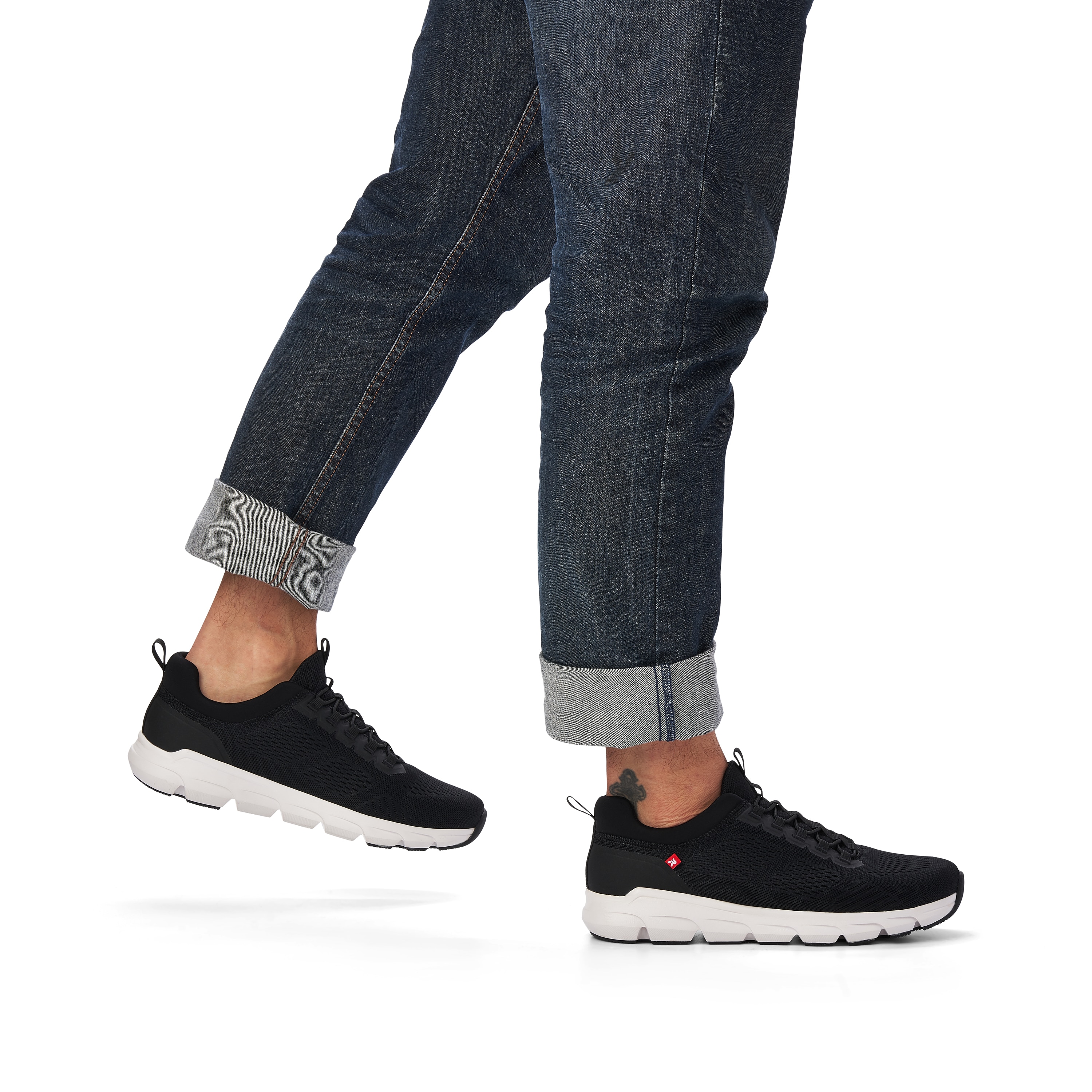 Rieker Herren Slipper midnight black