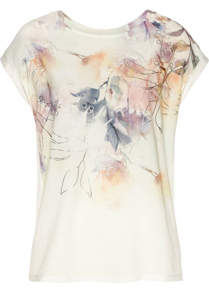 Blusenshirt mit Blumen-Print