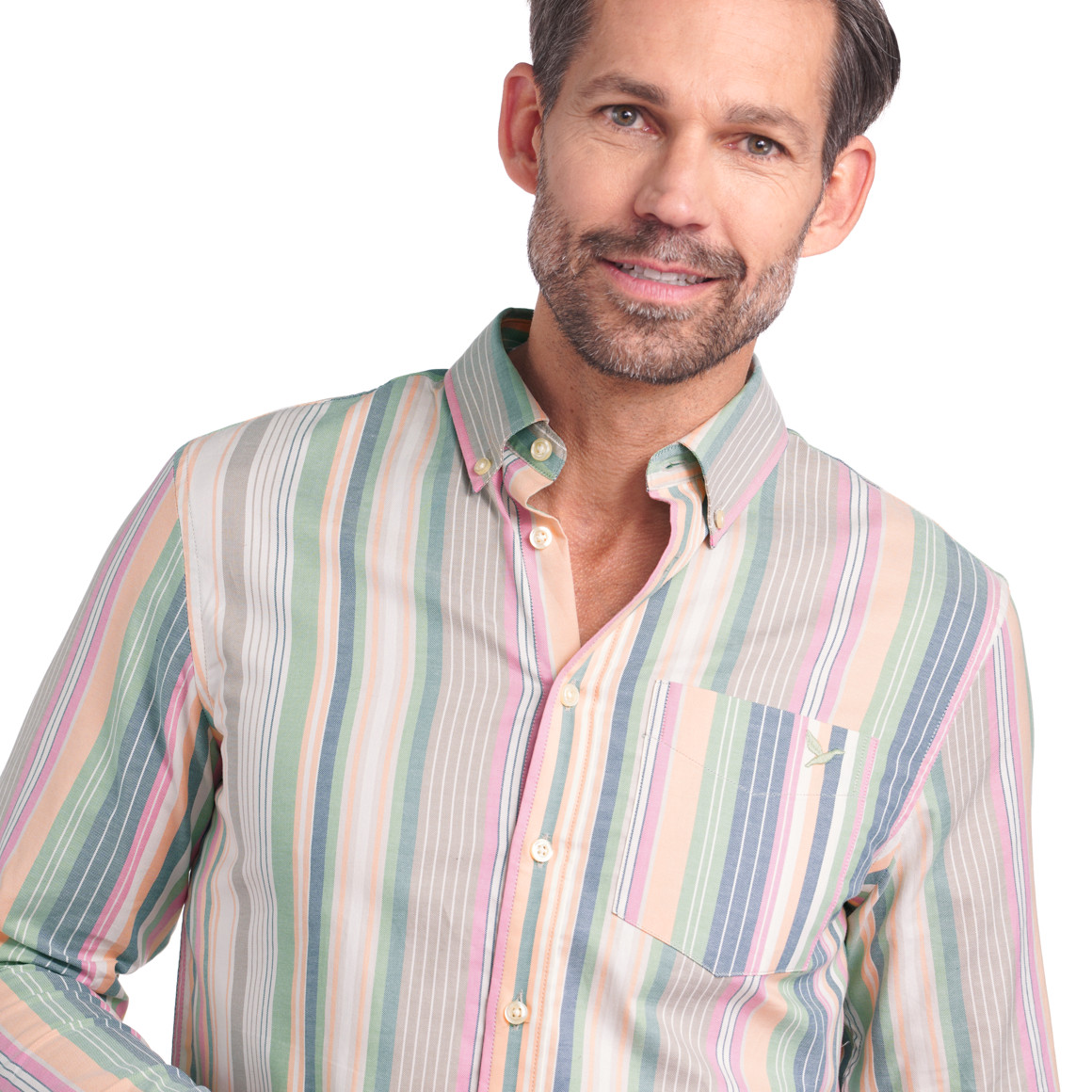 Herren Hemd mit Streifen