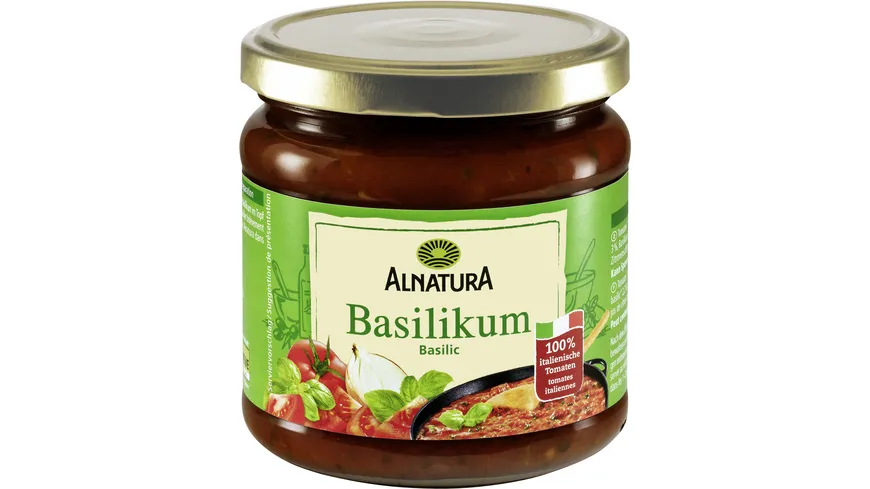 Alnatura Bio Tomatensauce Basilikum 350 ml