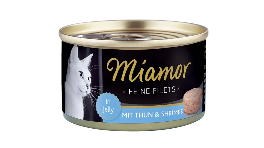 Miamor Katzennassfutter Feine Filets Thunfisch & Shrimps 100 g