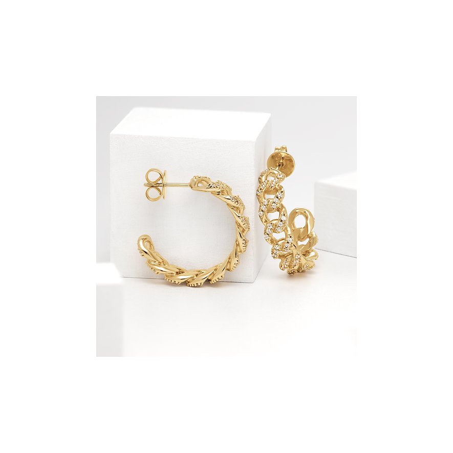 JETTE Ohrstecker GLITTER CHAIN