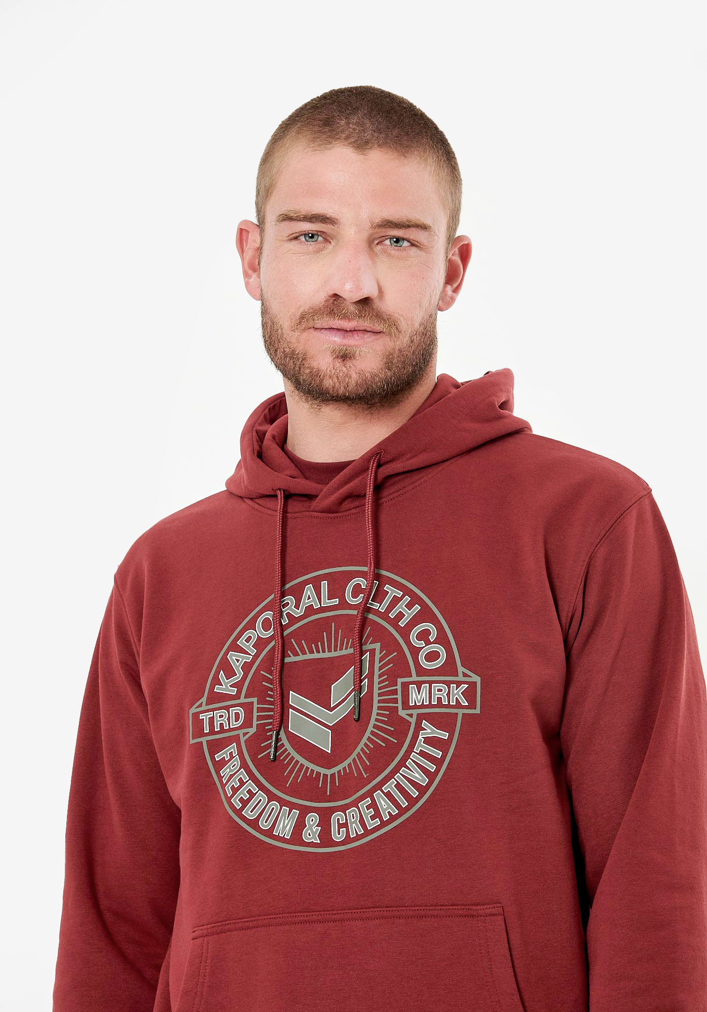 REMI   Sweat bordeaux homme