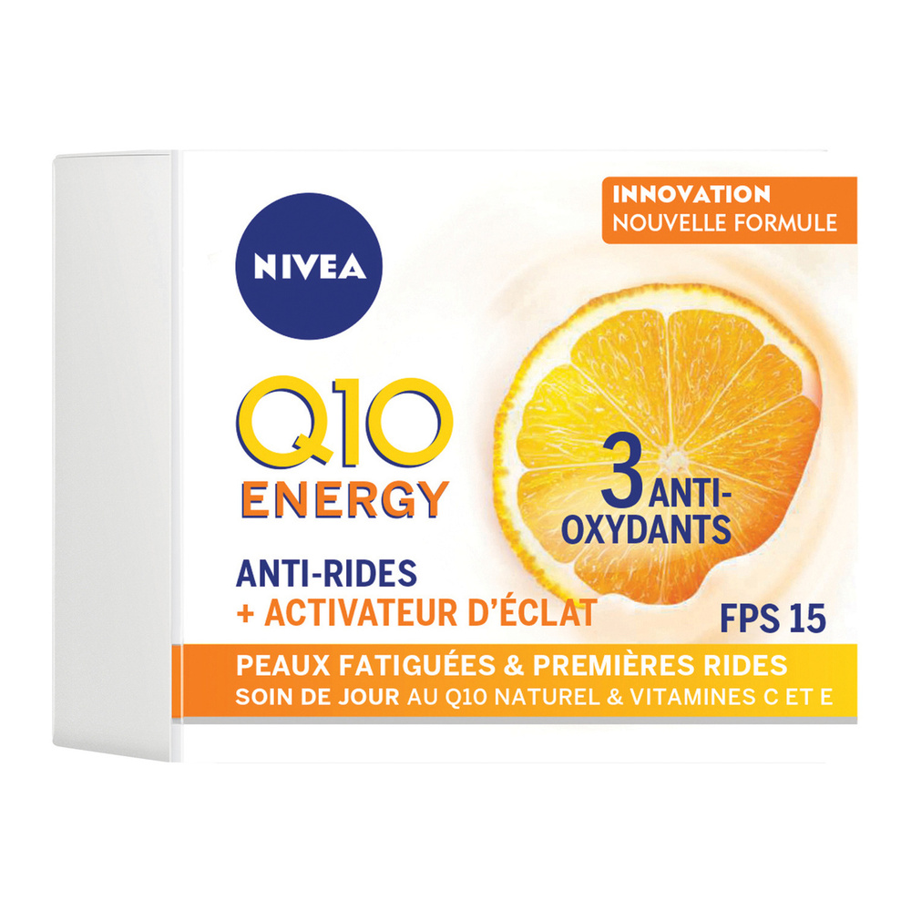 nivea Q10 ENERGY - Crème de jour Vitamine C E Soin visage anti-âge