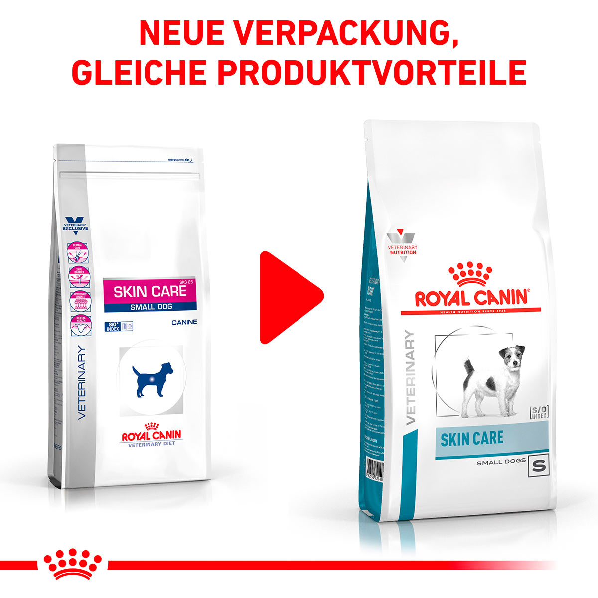 ROYAL CANIN Veterinary SKIN CARE SMALL DOGS Trockenfutter für Hunde