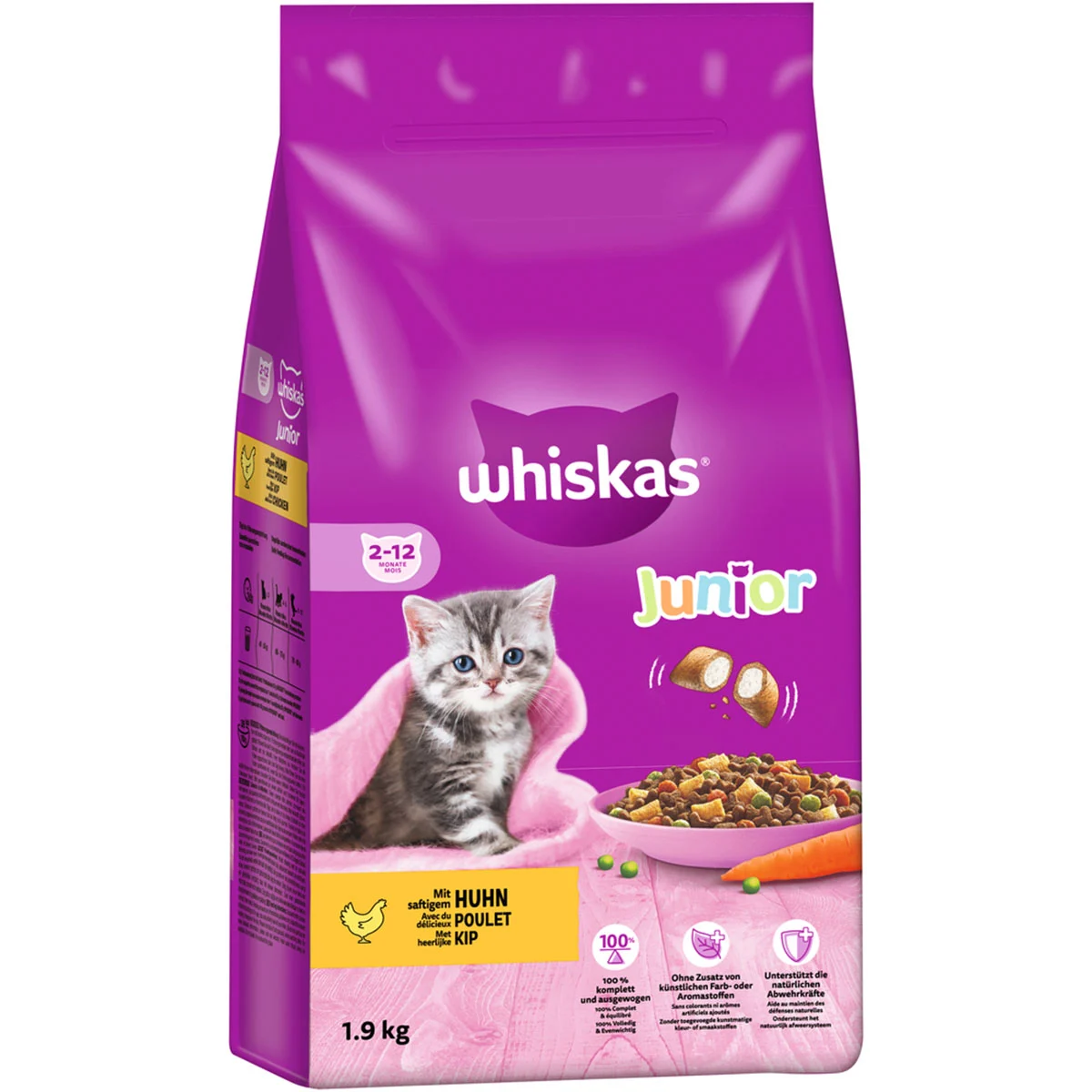 Whiskas Junior mit Huhn günstig kaufen