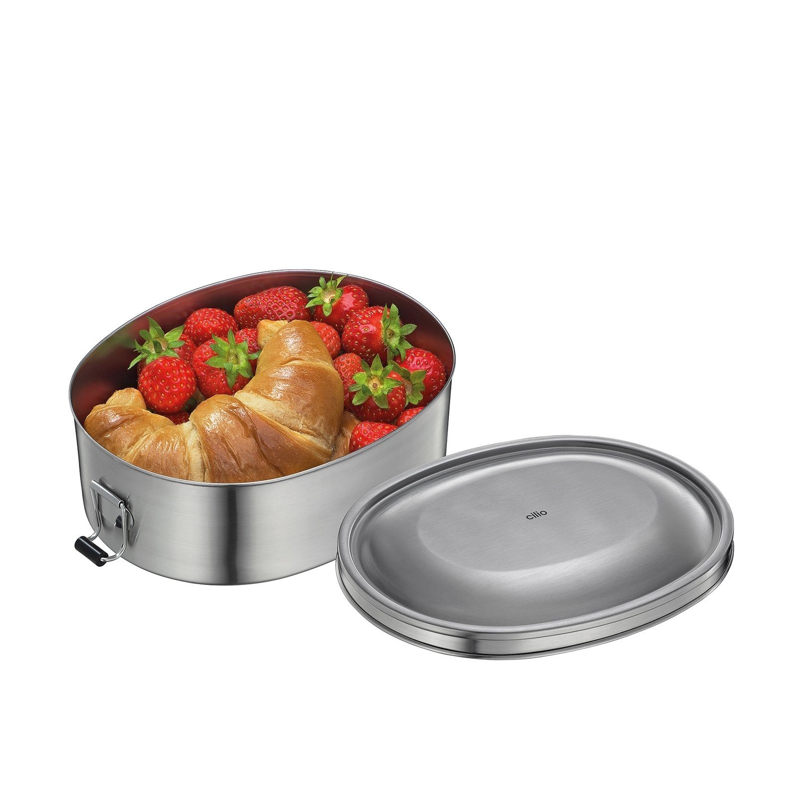 Cilio Lunchbox Lunchbox MONTE oval, Edelstahl, (1-tlg)