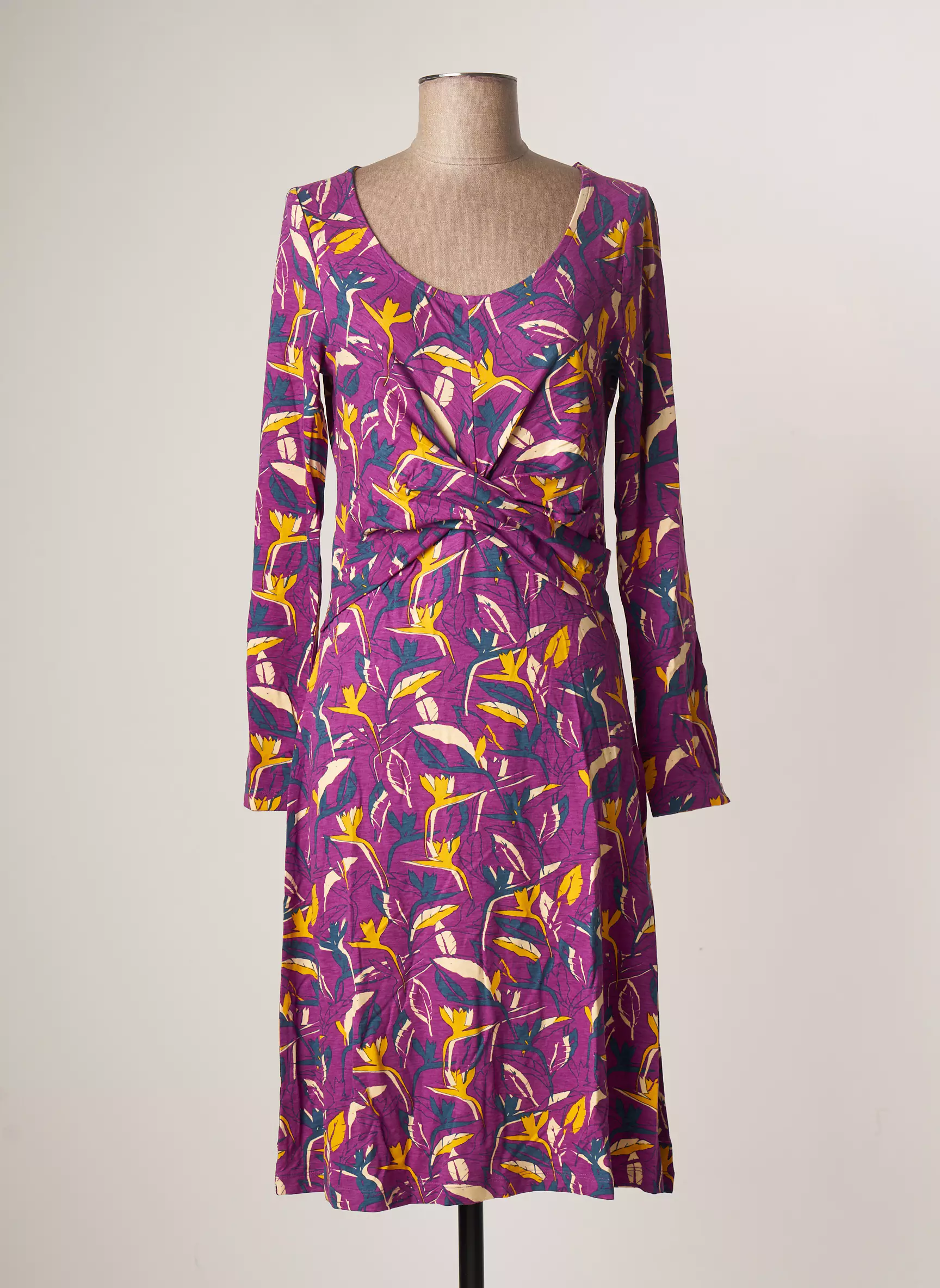 La Fiancee Du Mekong Robes Mi Longues Femme couleur violet