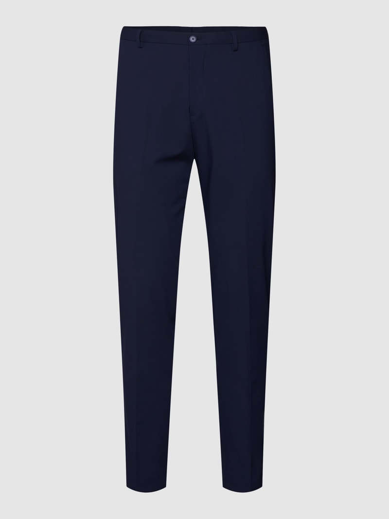 Hose mit Bügelfalten in marineblau