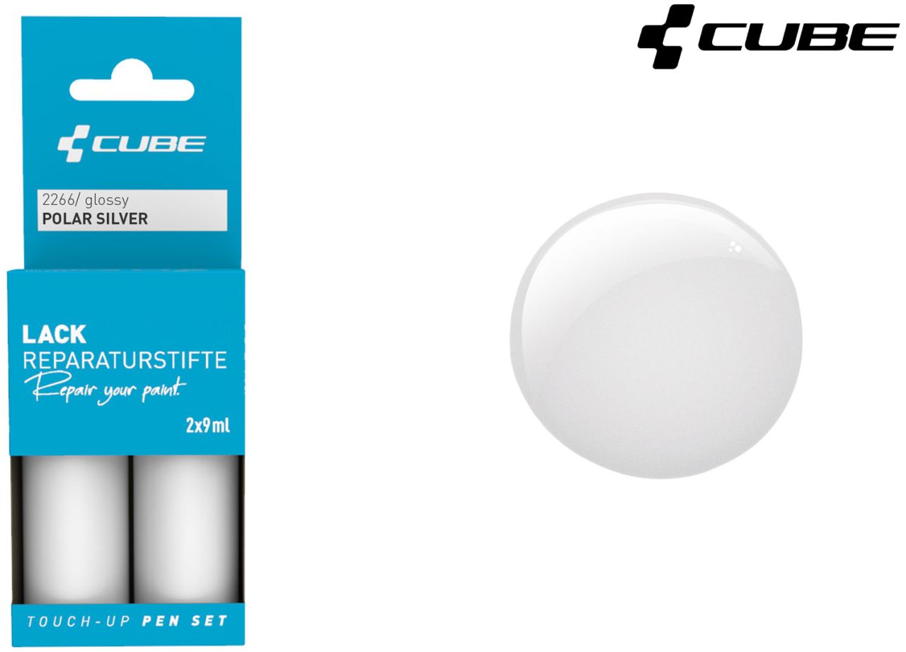 Cube Lackreparaturstift Set POLAR SILVER kaufen | Bike-Discount