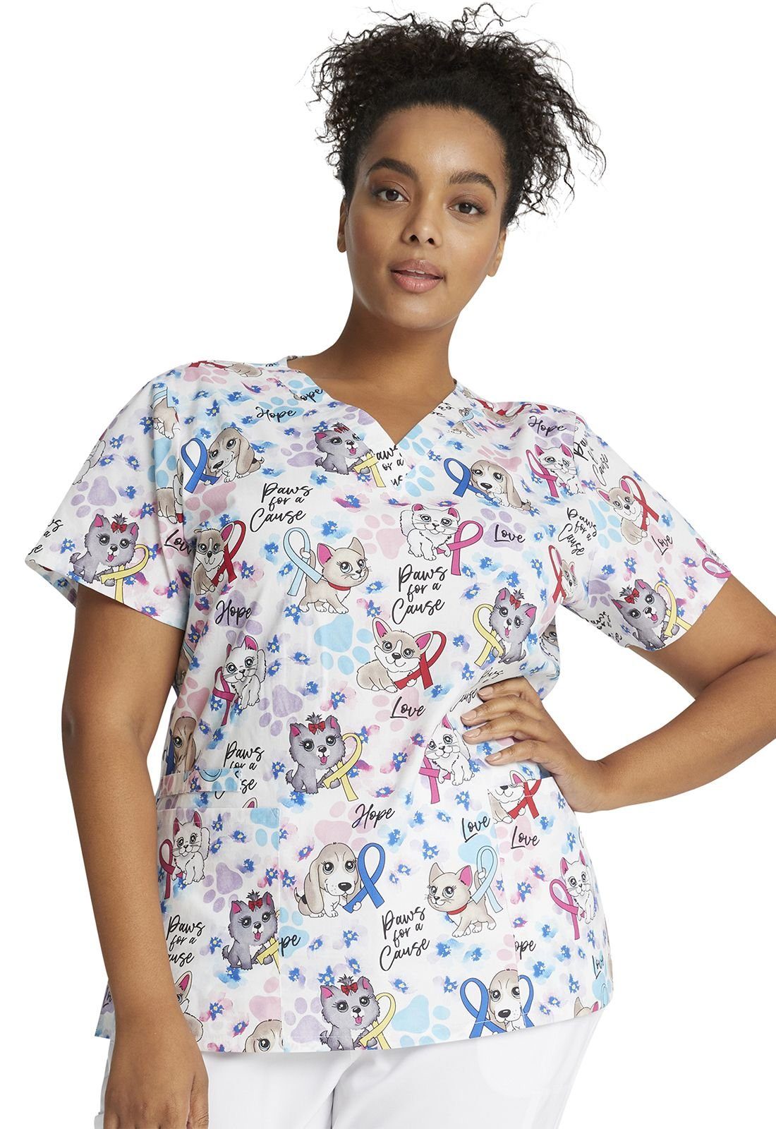 Cherokee Funktionsbluse Bunt bedruckter Damen Kasack 