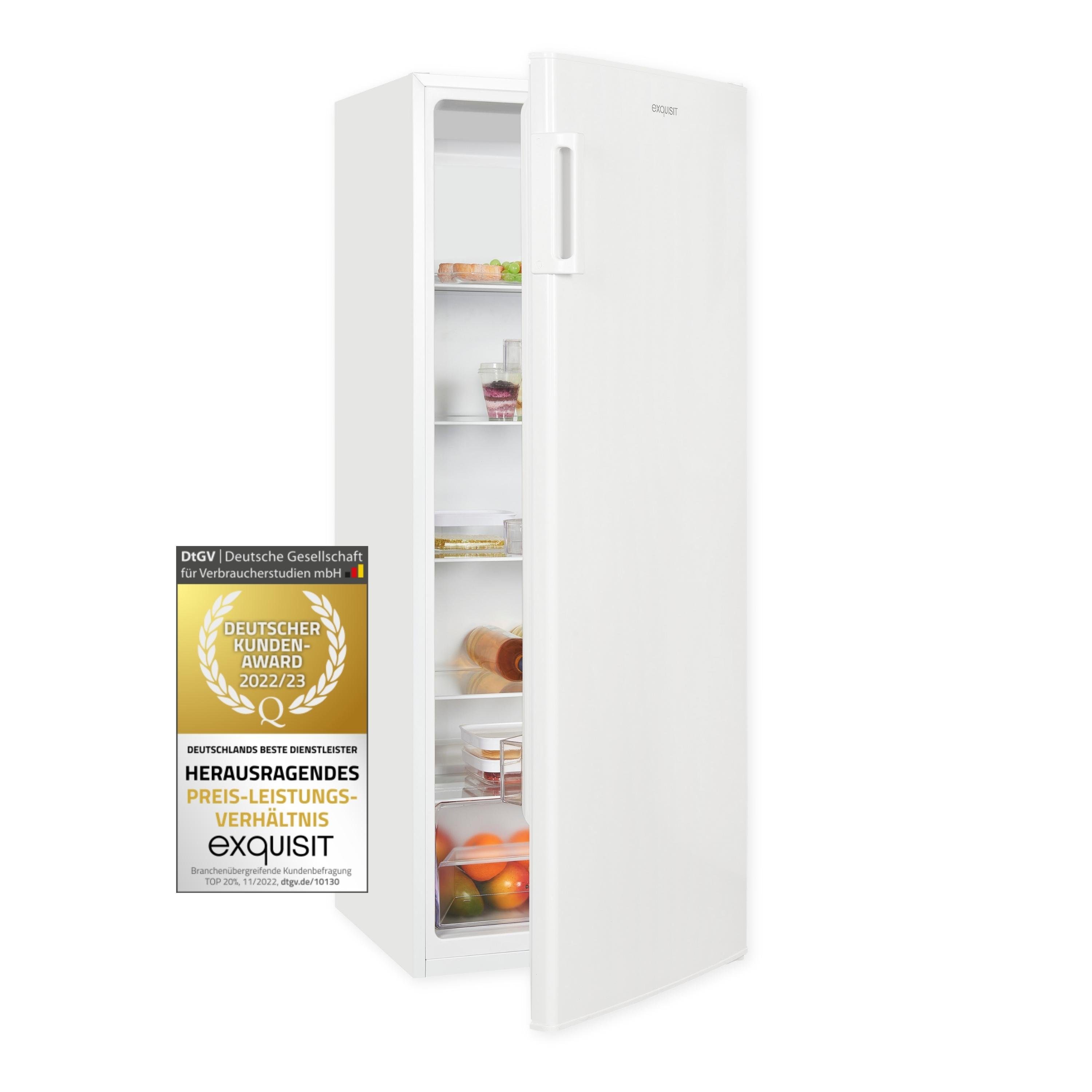 exquisit Vollraumkühlschrank KS5320-V-H-040E, 142.6 cm hoch, 54.4 cm breit