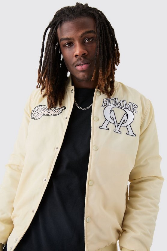 Nylon-Jacke mit Aufnähern