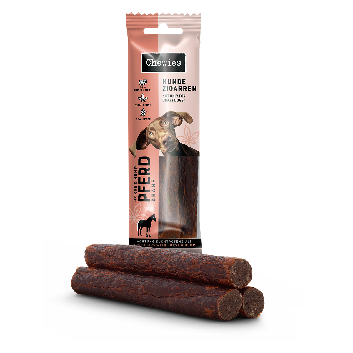 Chewies Hundezigarren Pferd & Hanf 75g kaufen bei ZooRoyal