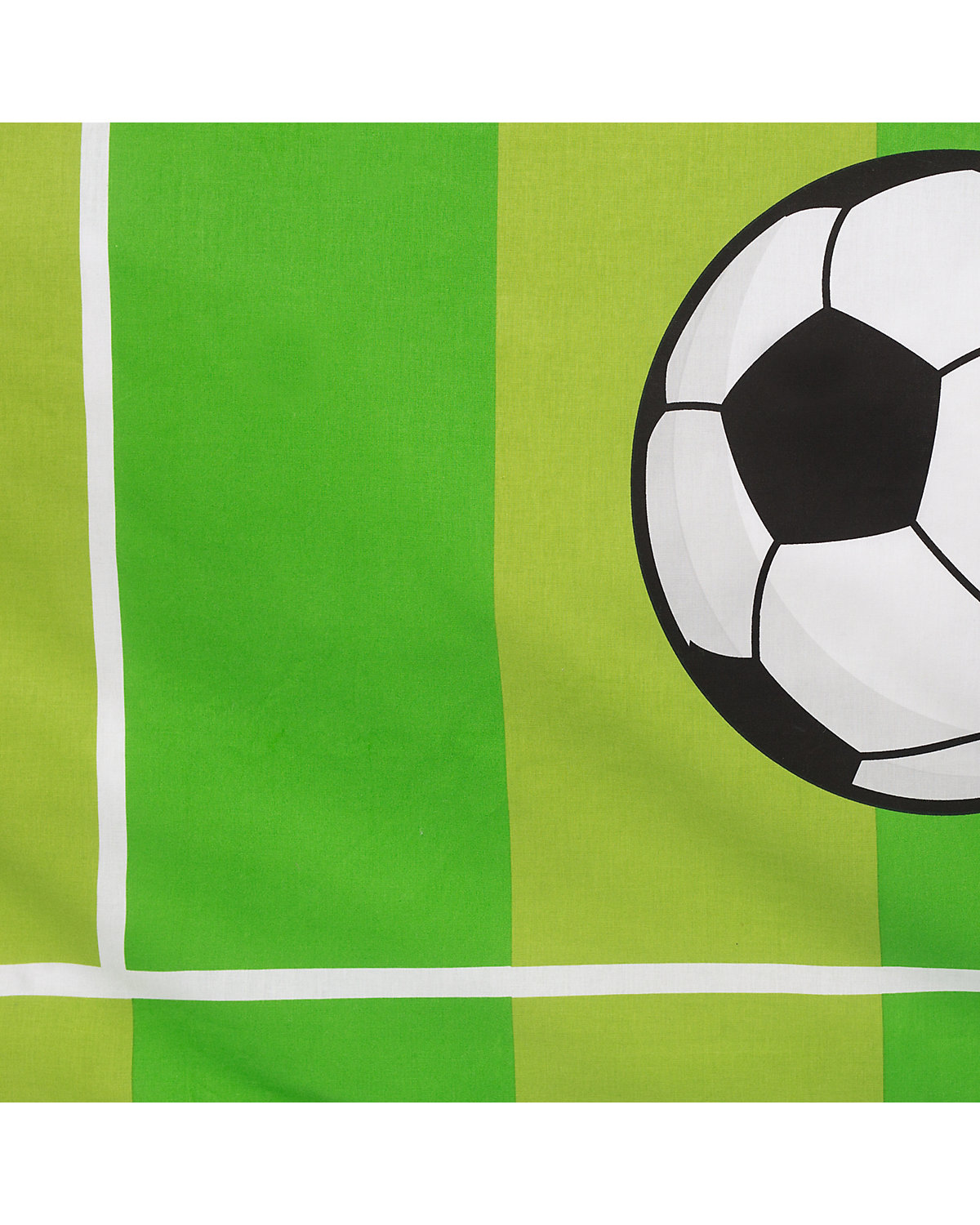 Kinderbettwäsche Fußball, Renforcé, 135 x 200 + 80 x 80 cm