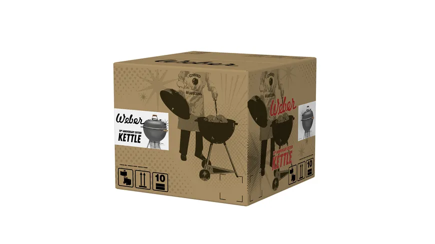 Weber Holzkohle-Kugelgrill KETTLE 70TH ANNIVERSARY EDITION Ø 57cm