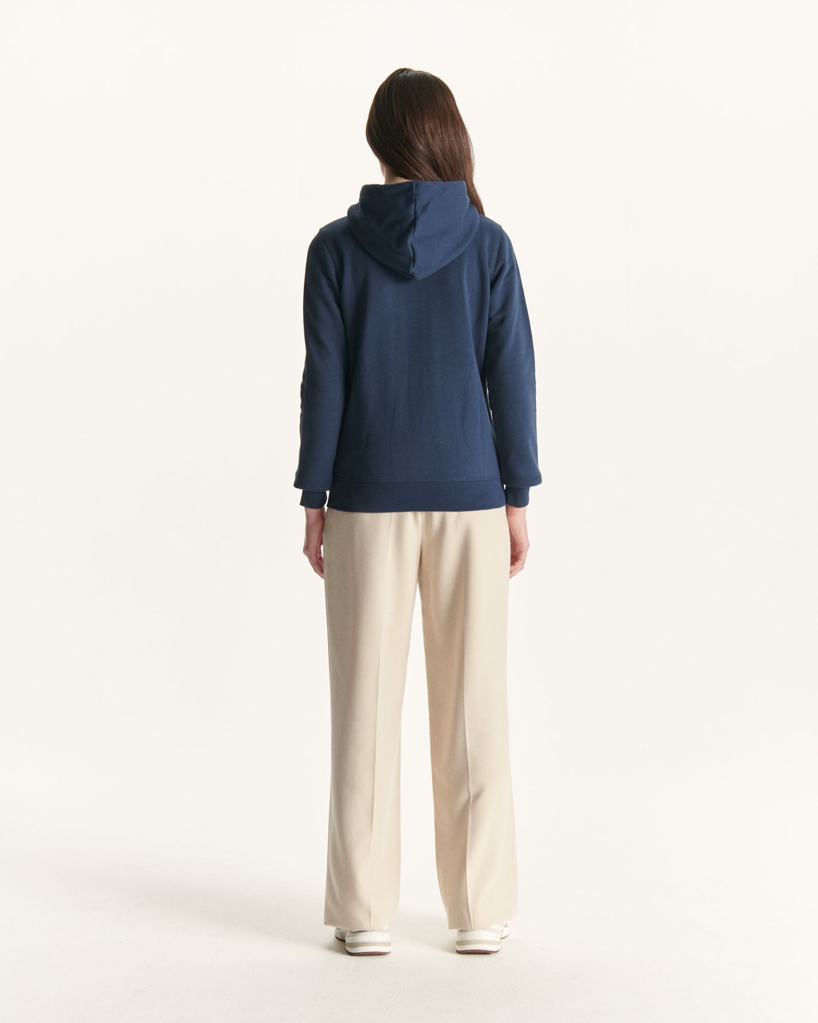 Sweat à capuche femme en coton biologique Marine Oaxaca